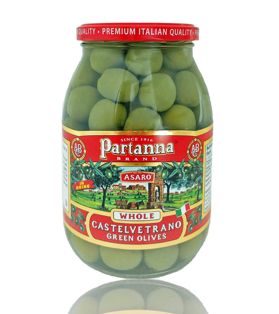 Partanna Castelvetrano Green Whole Olives