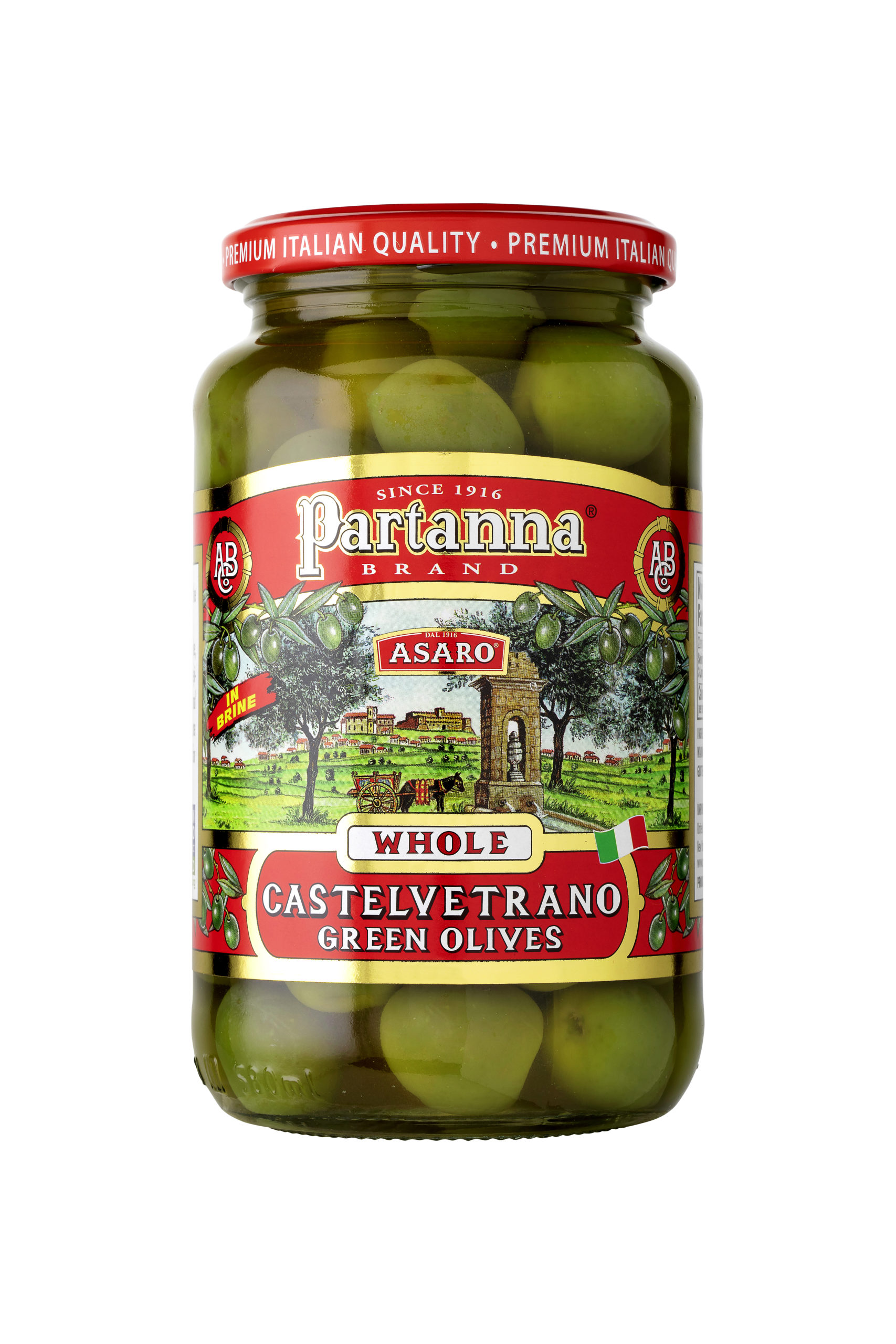 Partanna Castelvetrano Green Whole Olives