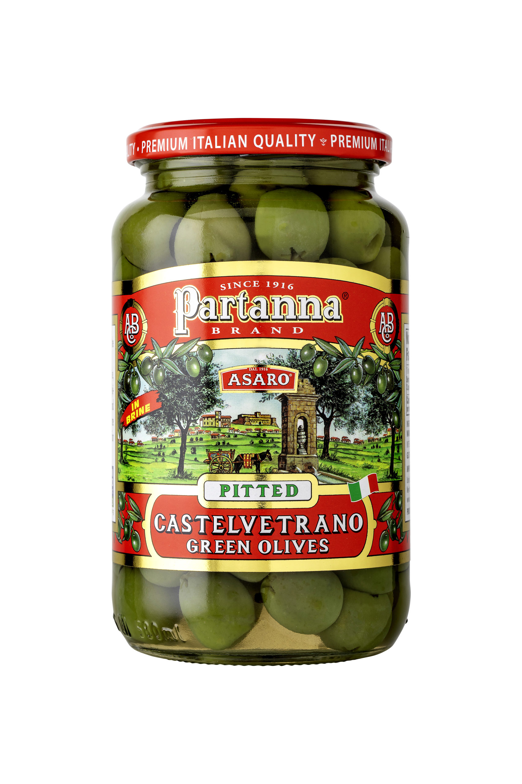 Partanna Castelvetrano Green Pitted Olives
