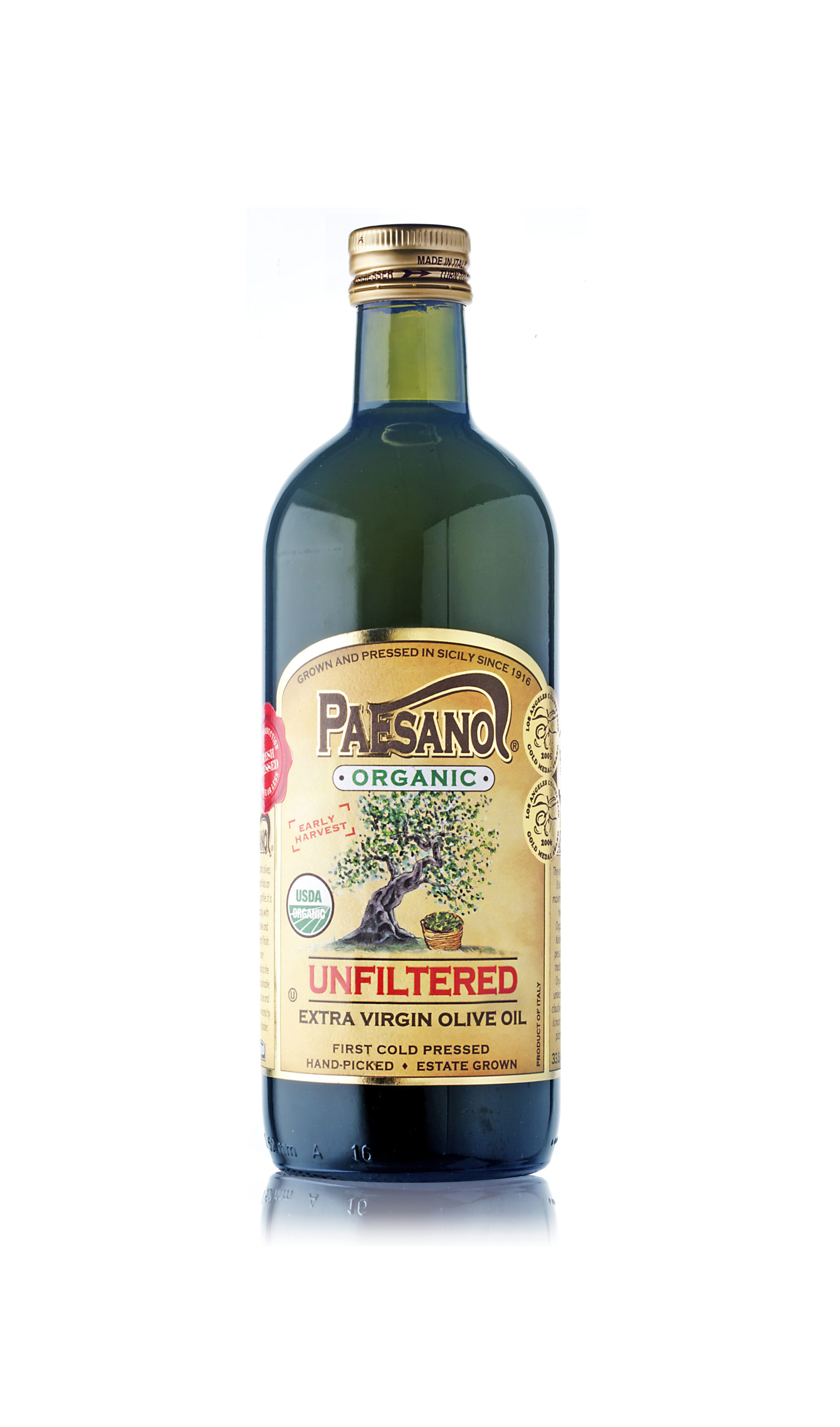 Paesanol USDA ORGANIC UNFILTERED Extra Virgin Olive Oil