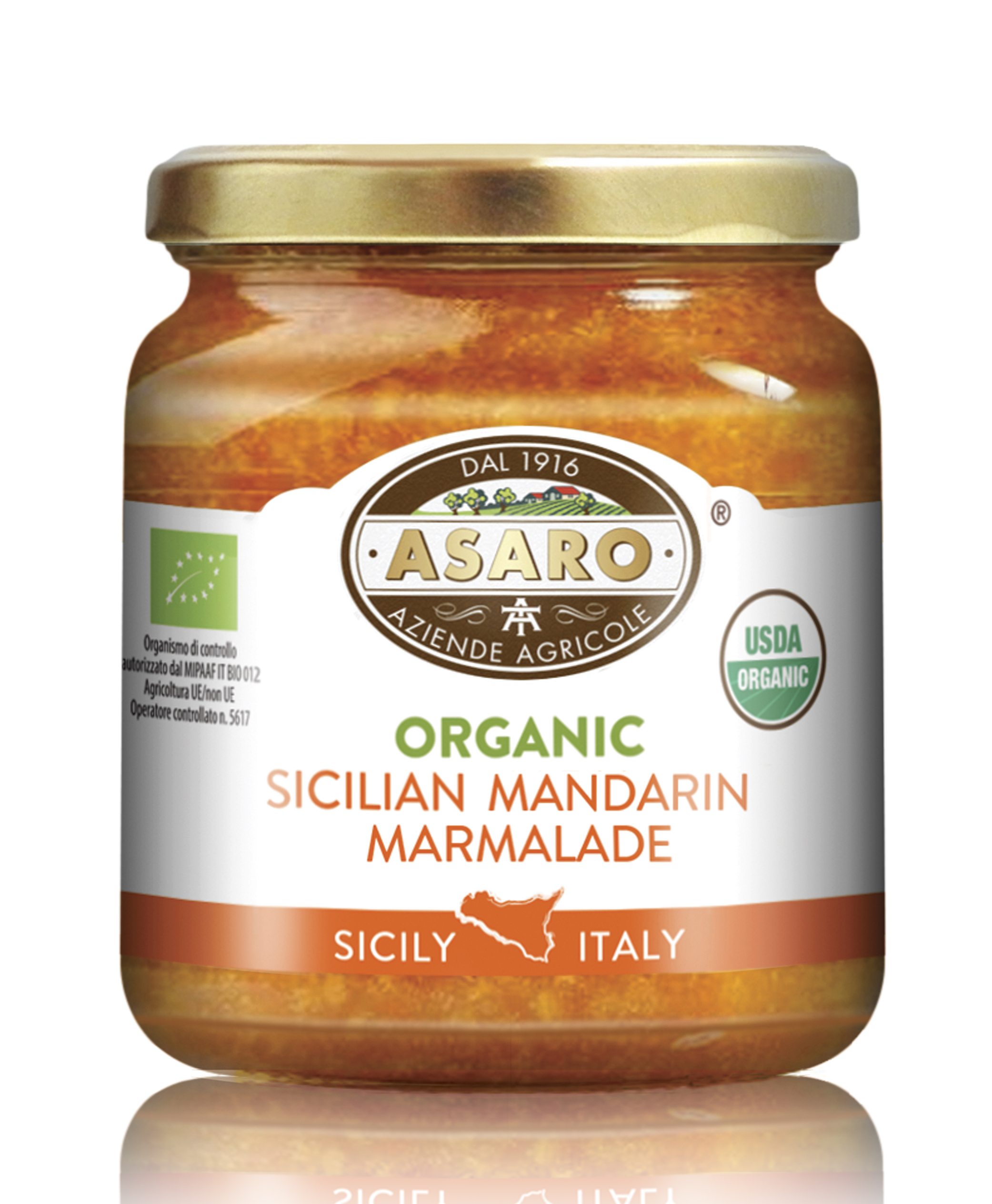Asaro Farm USDA Organic Sicilian Mandarin Marmalade
